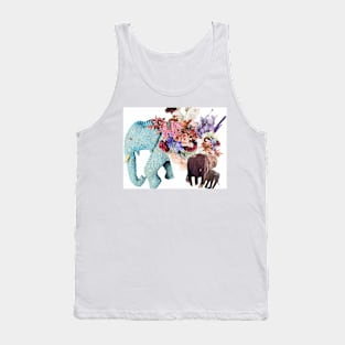 Elephants, remind me of home Tank Top